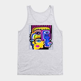 Faces Tank Top